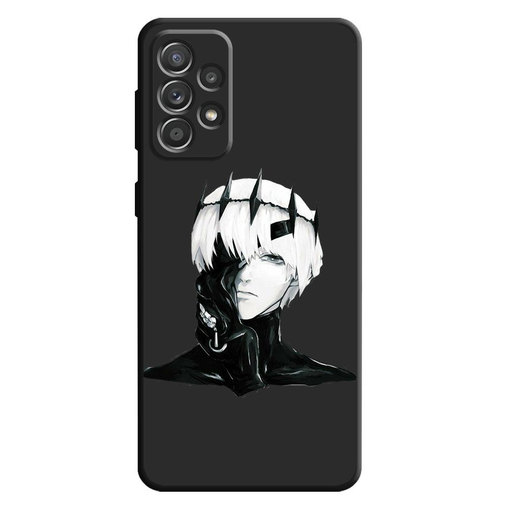 

Чехол с японским аниме «Токийский гуль», Япония для Samsung Galaxy A22 A21s A51 4G A71 A72 A11 A52 5G A12 A13 A32, черный силиконовый чехол Samsung A22 5G