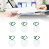 100Pcs Carrot Shape Paper Clips Bulk Cute Fun Colored Stainless Steel for Bookmarks Planner Office S