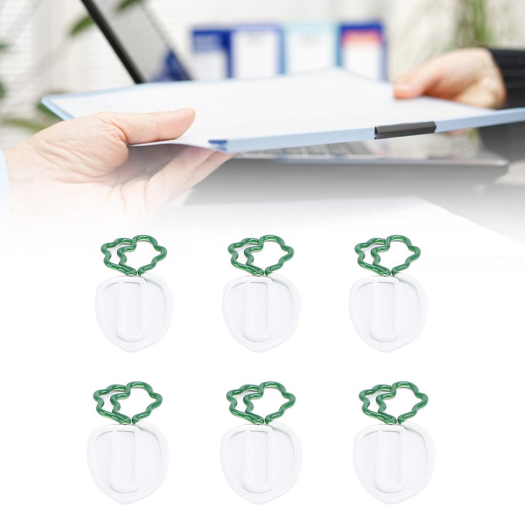100Pcs Carrot Shape Paper Clips Bulk Cute Fun Colored Stainless Steel for Bookmarks Planner Office S