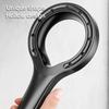 Soffione doccia ad alta pressione a forma di anello, soffione doccia per il bagno, soffione doccia a pioggia per viaggi, accessori per il bagno a risparmio idrico
