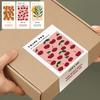 50 Pcs Flower Thank You Stickers Seal Labels For Gift Or Commodity Decor Stickers Small Business Packaging Sealing Stickers