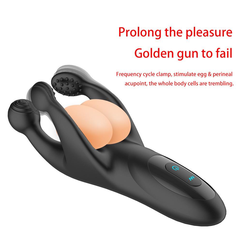 Odin Trident Vibrating Prostate Massager - Handheld Electric Anal Plug for Adults