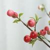 Artificial Flower Apple Branch, Home Decoration Fake Flower Plant Artificial Berry Branch