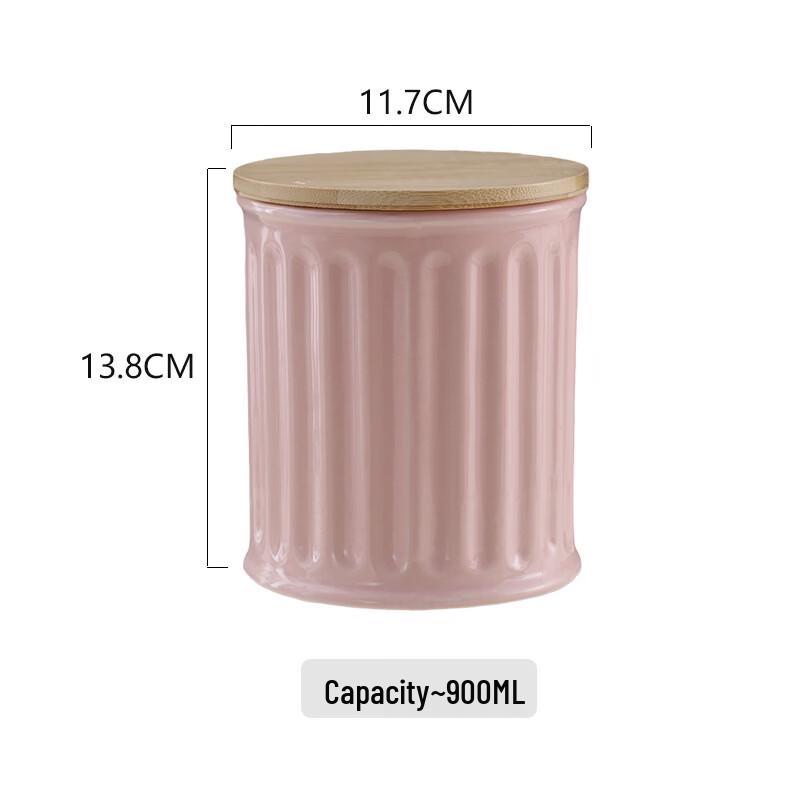 ZISIZ Ceramic Storage Jar with Lid