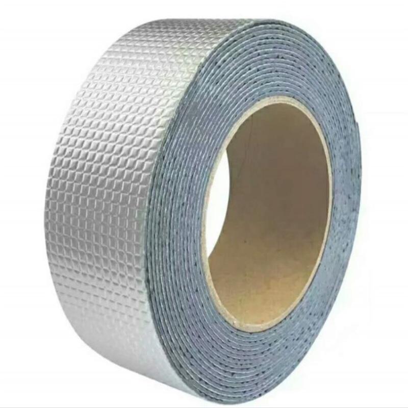 Waterproof Leak Repair Tape - Aluminum Foil Self-Adhesive Butyl Rubber, Roof and Overlap Anti-Leak Tape