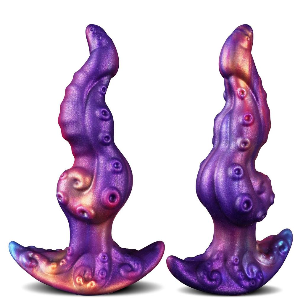 Colorful Octopus Tentacles Anal Plug Wearing A Phallus Training Tentacles In The Backyard  Dilators Sex Products  Alternative Toys