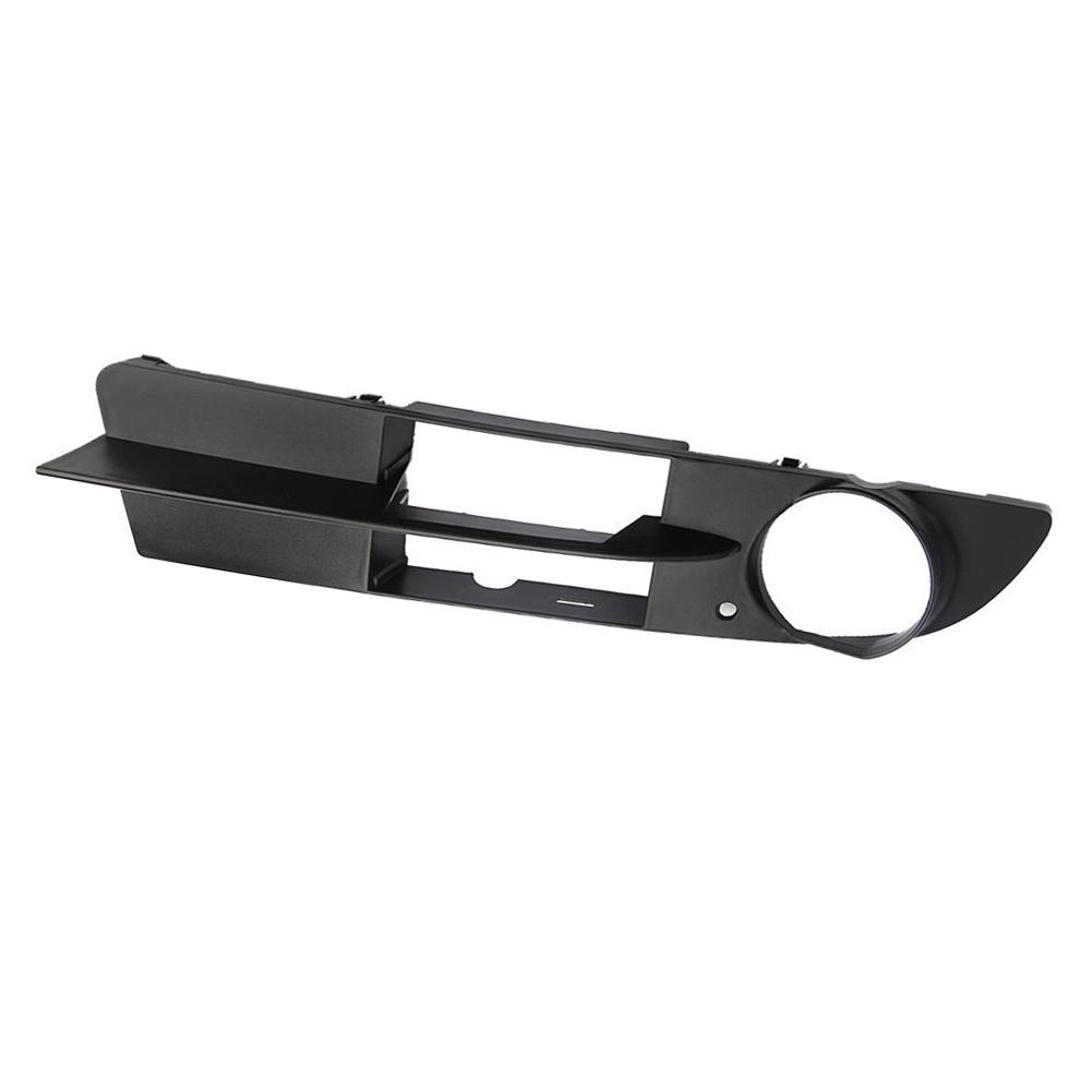 Front Bumper Mist Light Frame 51117049243 51117049244 ABS Accessories Black Car E60 E61 Fog Light Grille Cover