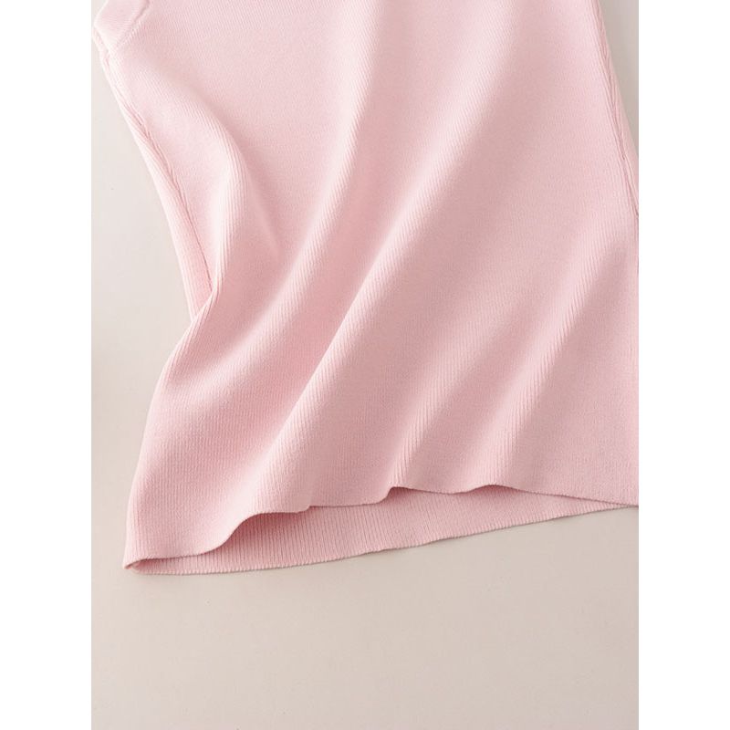 Thailand Fashion Brand Gao Ding Sequin U-Collar Slim-Fitting Suspenders Vest Export Summer Sleeveless Small Top