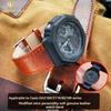 For Casio Farmhouse Oak Watch GA2100/GA2110/GA-B2100 GM2100 Modified Retro Genuine Leather Watch with Men's Leather Chain black
