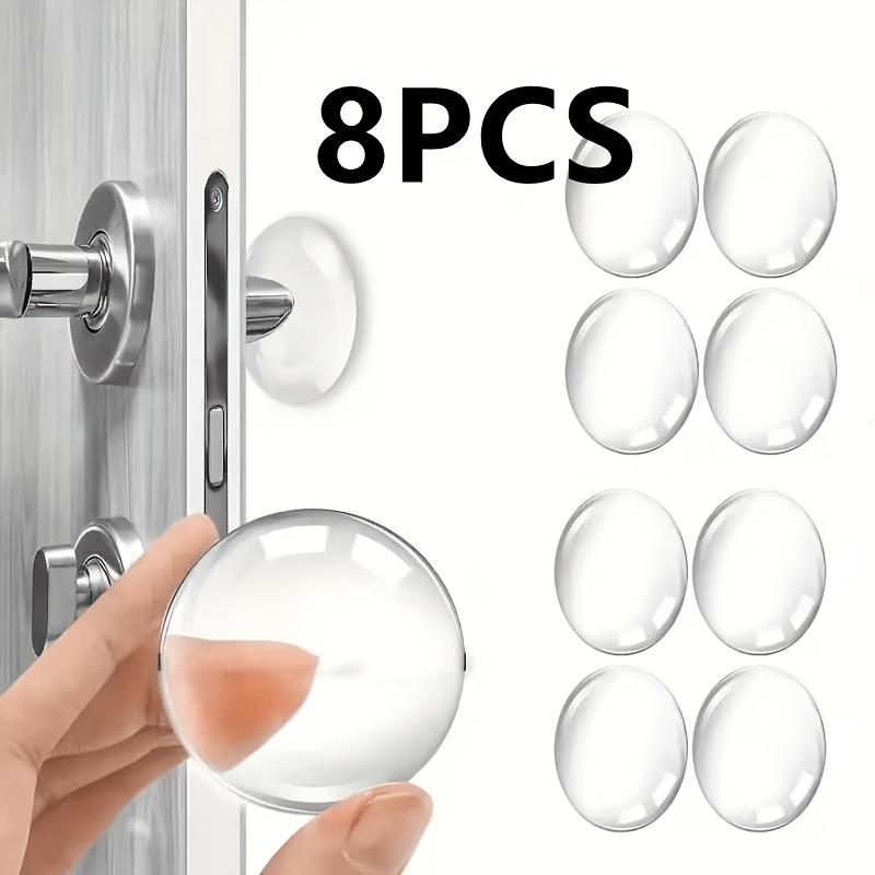 

8pcsSet TransparentSelf-Adhesive Shock-Absorbing Door Stopper Wall Protectors | Noise-Reducing Design, Suitable for Home and Office, Easy to Install
