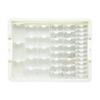 Glass Seed Bead Organizer: 64-Compartment Transparent DIY Jewelry Storage Box
