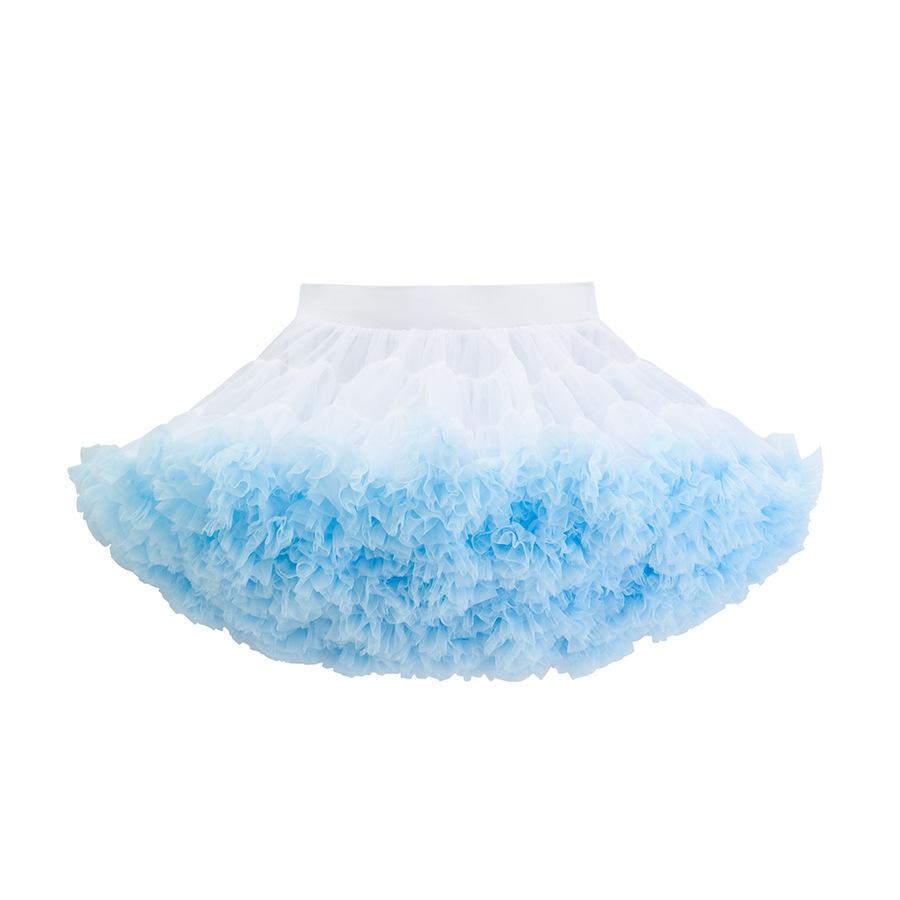 Girl Tutu Skirt Princess Skirt Mesh Fluffy Skirt Spring Summer Versatile Lotus Leaf Skirt