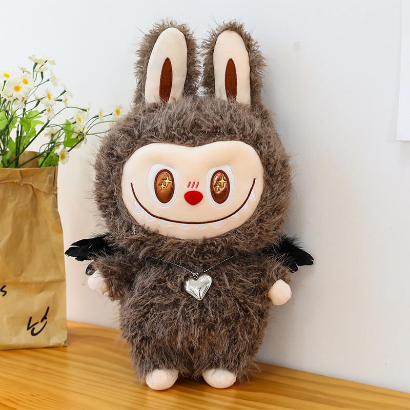 Leader Toy Plush With Embroidery Design And Heart Shaped Decor Necklace