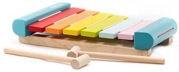 Drewniane Kolorowe Cymbałki Instrument Dla Dzieci
