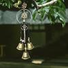 Witch Bells Protections Door Hangers Handmade Hanging Witch Bells Wiccan Magics Wind Chimes Doorknobs Witchcraft Decors