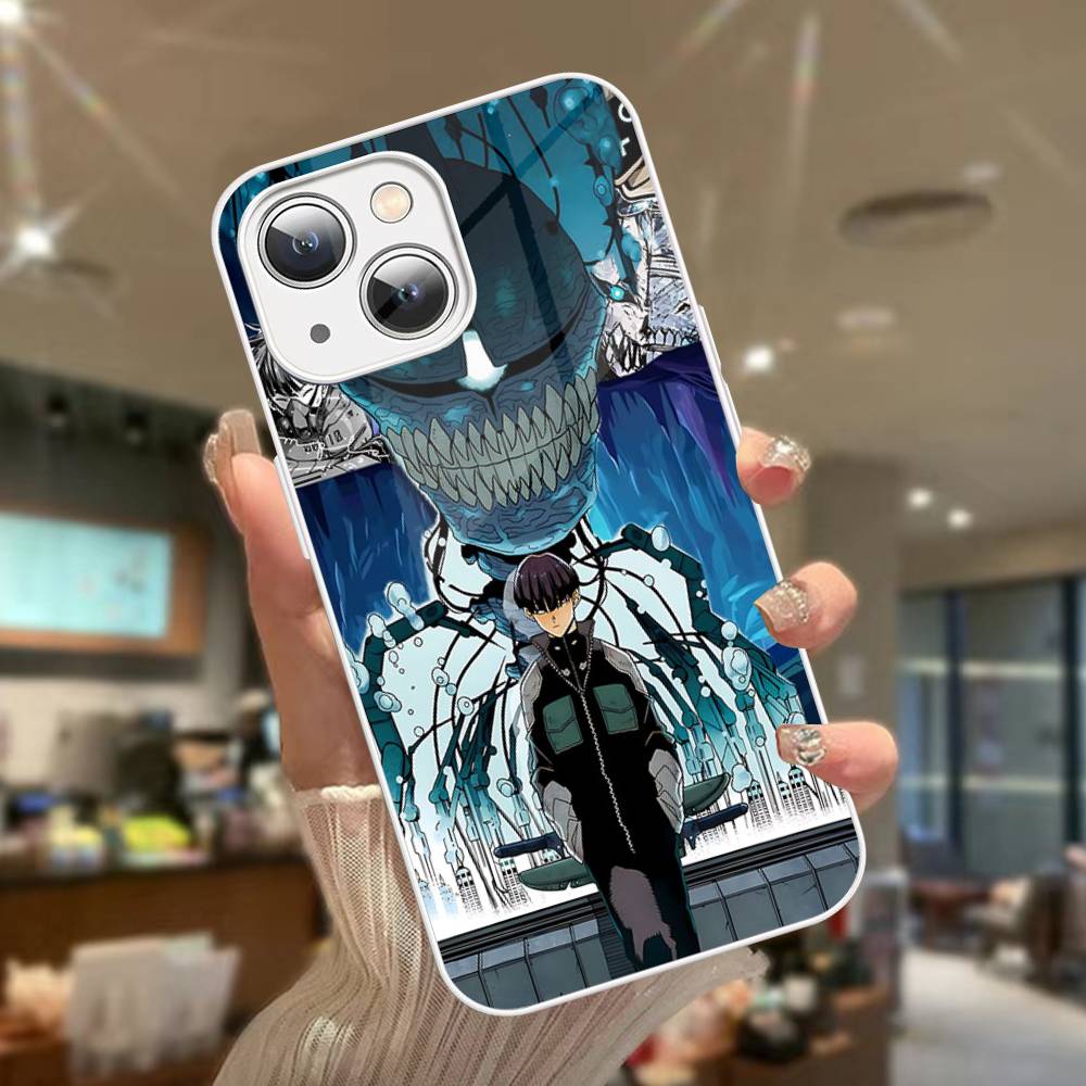 Classic Anime K-kaiju No8 For IPhone 14 13 12 Mini 11 Pro XS Max X XR 14 Plus Tempered Glass Cover