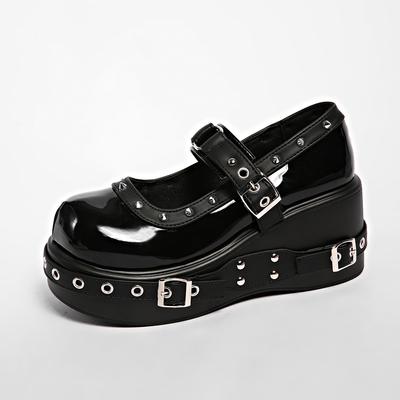 Sneakers Comode da Donna Autunno Zeppe Scarpe Mary Jane Donna Fibbia Caviglia a Forma di Cuore Piattaforma Scarpe Firmate Donna Zapatos De Mujer