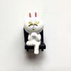 6 stk/parti 3,5-6 cm PVC Line Brunbjørn Cony Kanin Månevenn Actionfigur Søt Dekorasjon Og Leke