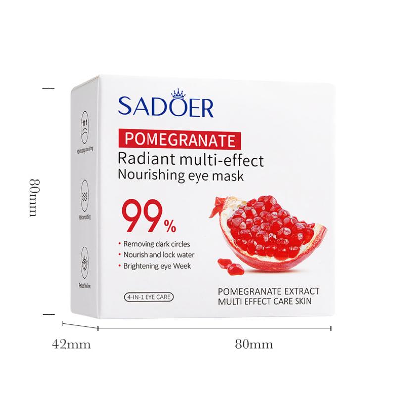 Sadoer Pomegranate Radiance Multi-Nourishing Eye Mask Parche nutritivo para ojos