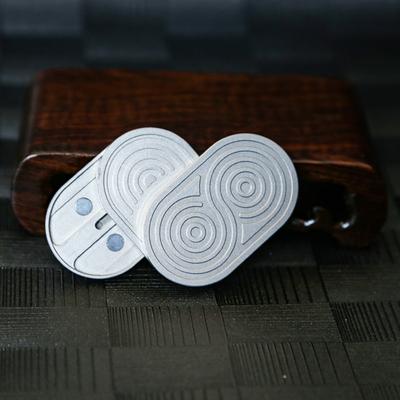 Stainless Steel Multi-Directional Tactile Slider Magnetic Metal EDC Fidget Slider ADHD Tool Stress Relief Toy Office Toy Gifts