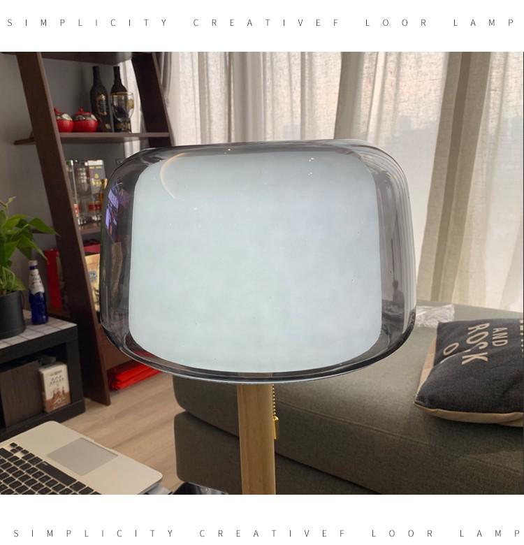 Nordic Designer Glass Table Lamp - Modern, Creative Lighting for Bedroom and Living Room