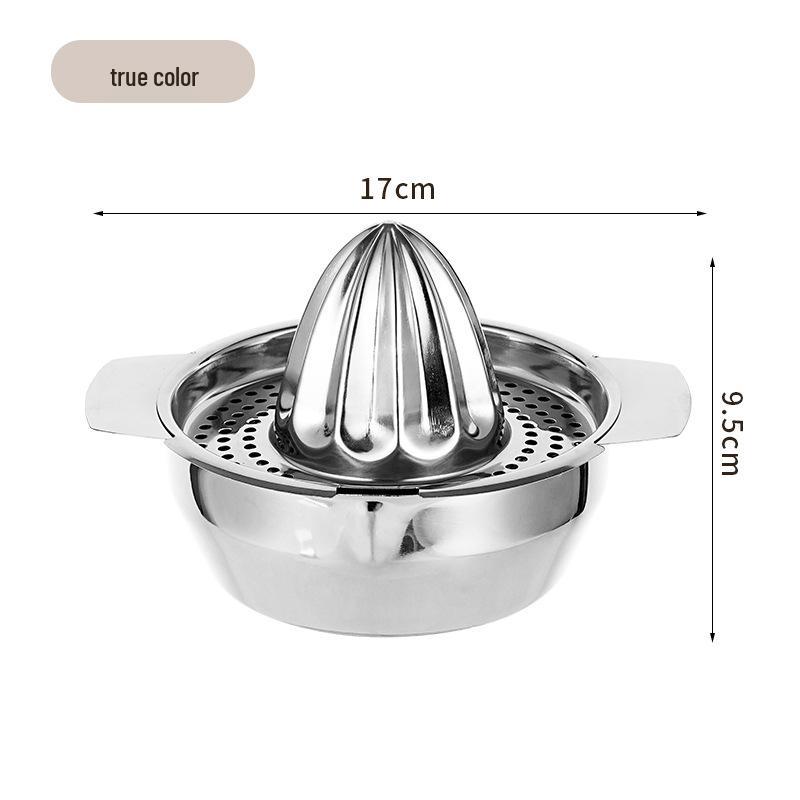 Vietnamese Stainless Steel Manual Citrus Juicer - Portable Household Design