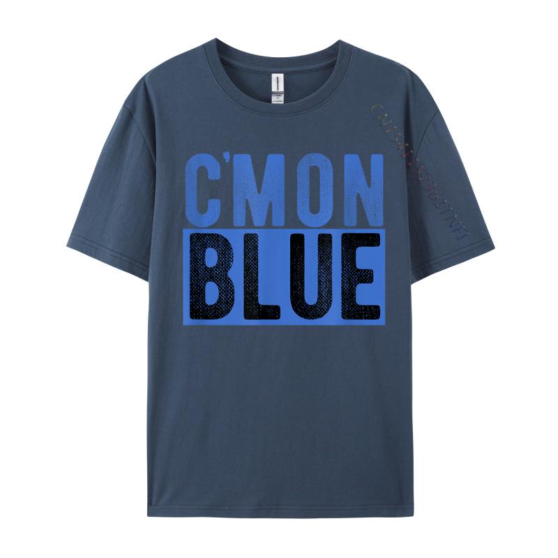 Cmon Come On Blue Umpire Baseball Fan Lover Classic Cotton Male Tops Shirts Comfortable T-Shirt Customized Tee-Shirt Fashion