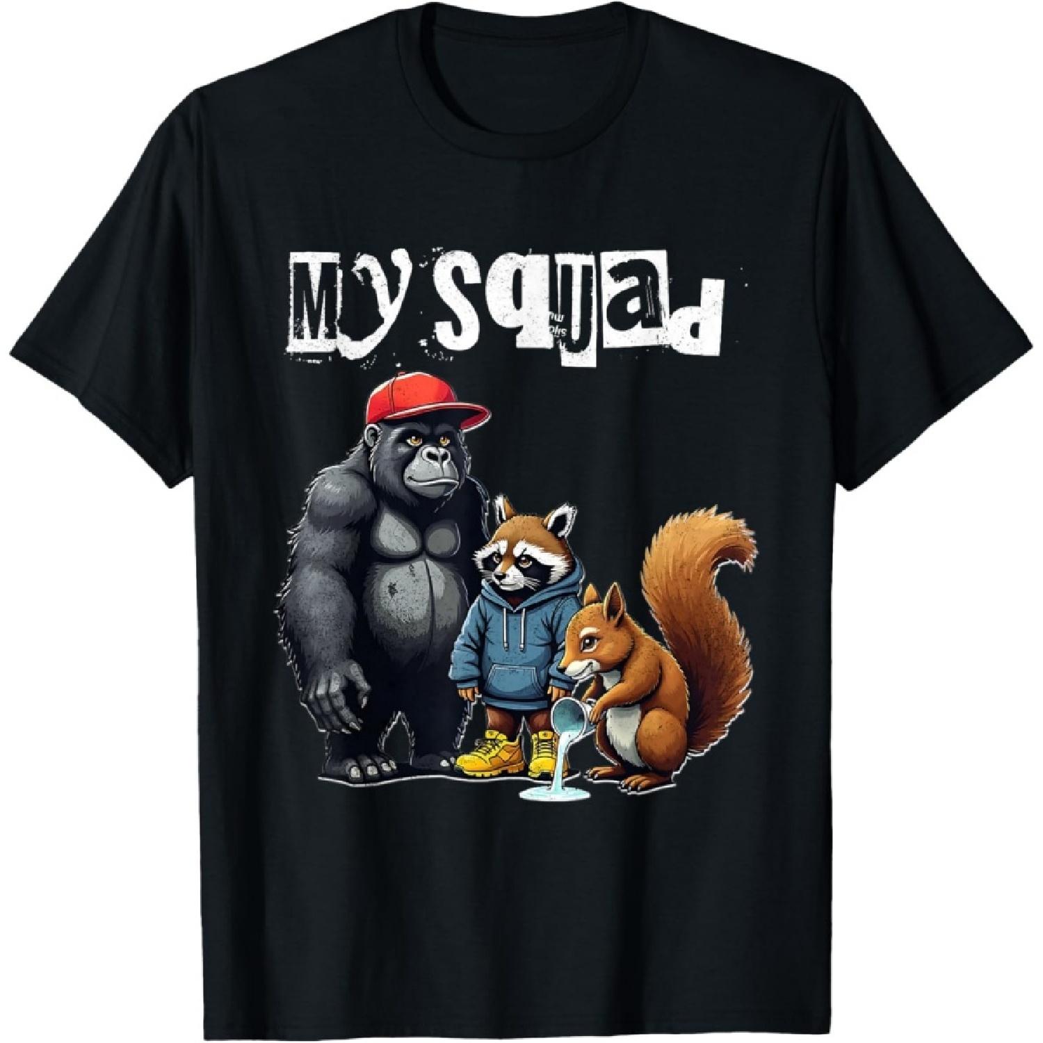 

Justice For Peanut and Fred! RIP To My Squad T-Shirt XXXXXL чорний