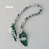 New Fashion Brand Woman Handbag Accessory Chains Detachable Floral Print Gold Silver Metal Silk Shoulder Strap Women DIY Chain Bag Handles