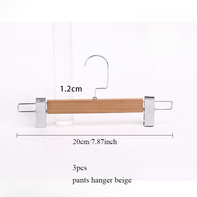 3pcs Non Slip Wide Shoulder Hanger Wooden Heavy Duty Strong Coat Hangers,Smooth Finish 360° Swivel Hook Solid Wood Hangers Shirt Suit Closet Organizer
