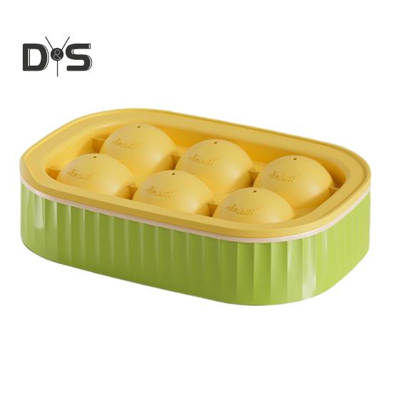 Eishockeyform, wiederverwendbarer sphärischer Eisblock-Maker, leicht zu lösende Eisschale für Whisky-Cocktails, Schokolade, Süßigkeiten, Gelee