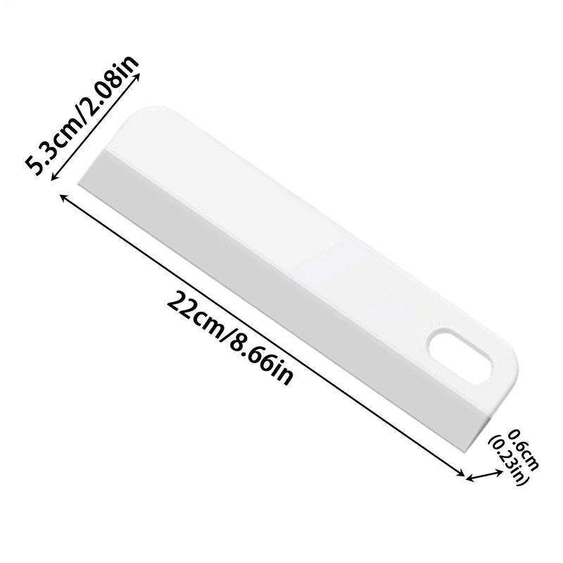 Small Squeegee Handheld Sink Scraper Cleaning Tool Shower Scraper Squeegee for Household Bathroom Kitchen Mirror Countertop Tile