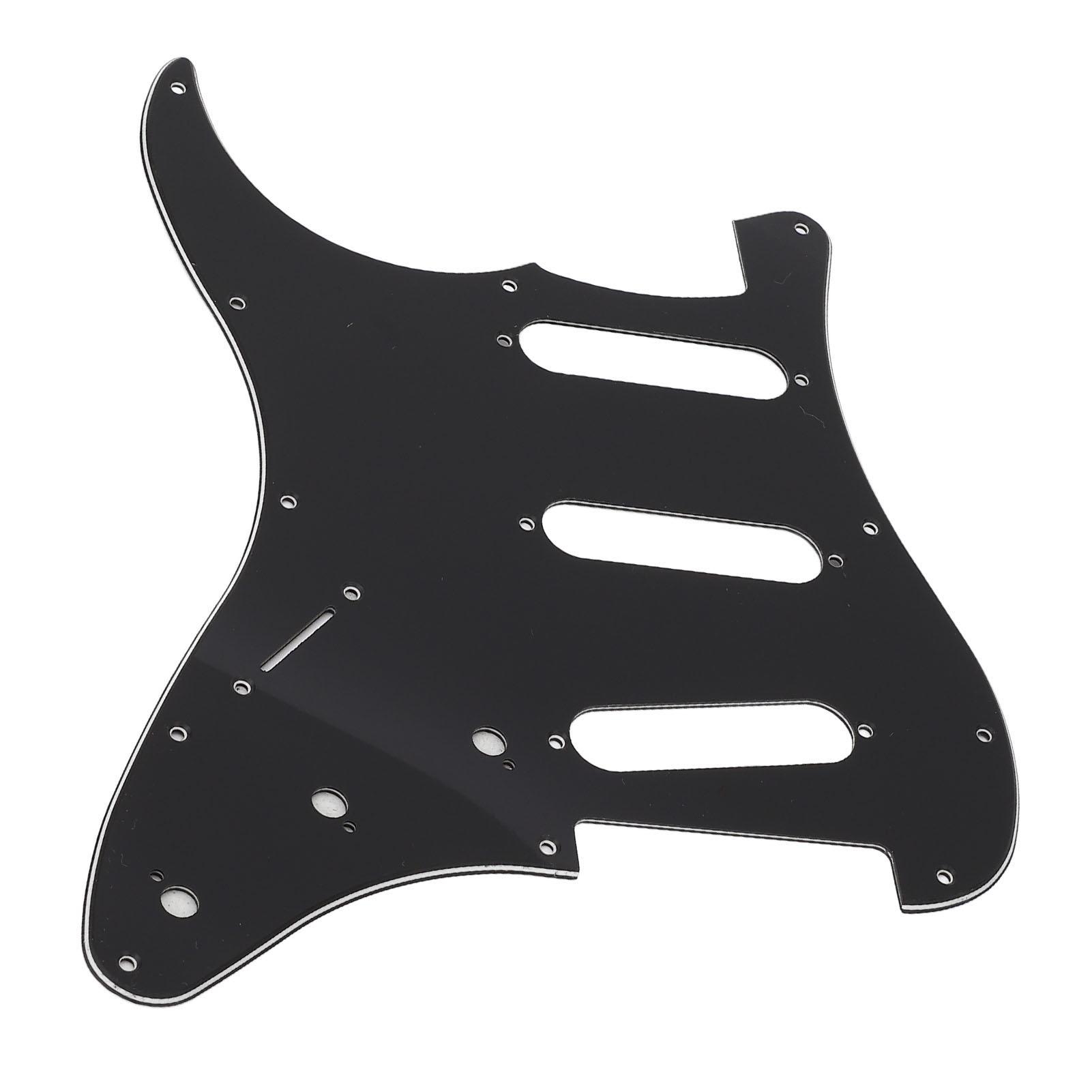 

Guitar Pickguard Scratch Plate 11 Holes Left Handed Electric Guitar Pickguard for Practice and