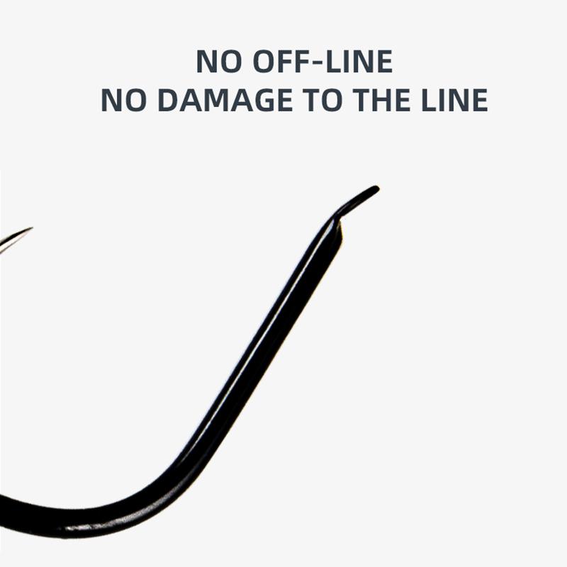 8pcs Sets Fishing Hooks with Barbed Fishing Hooks High-strength Tungsten Steel Hooks Fishing Gear