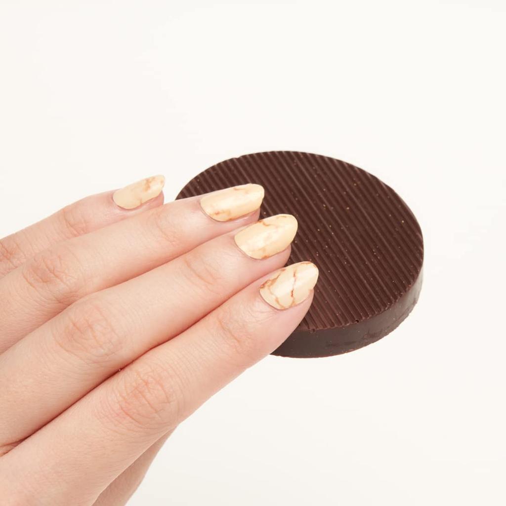 INCOCO Nail No Curing Just Stick Perfect for and "Rocky Road" Stickers, Required, On, Beige, Quick-Drying, Manicures, Pedicures, Self-Nails