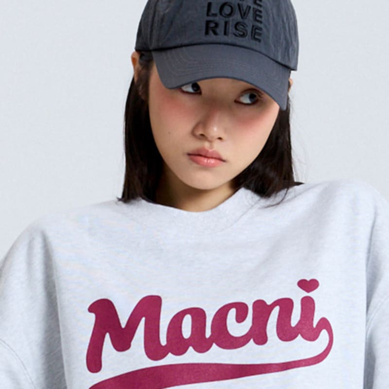 Macni NYLON LLR DEEP BALL CAP CHARCOAL