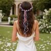 Glitter Star Headband, 4th of July Patriotic Party Celebration Tassel Headband, Women Masquerade Prom Festival Cocktail Hair Accessories