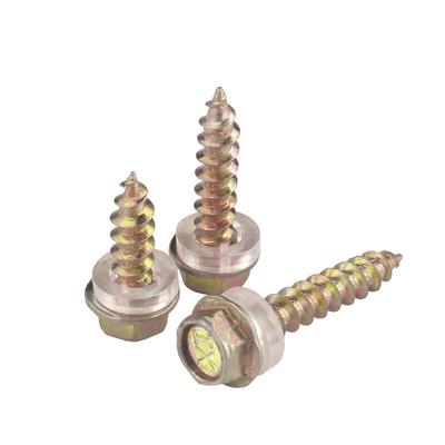 Color Zinc Hex Head Self-Tapping Screw with Washer