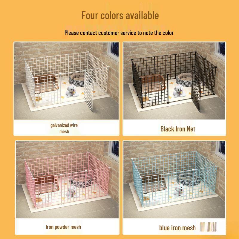 Indoor Pet Fence: Adjustable Small Dog & Cat Cage with Free Combination Splicing