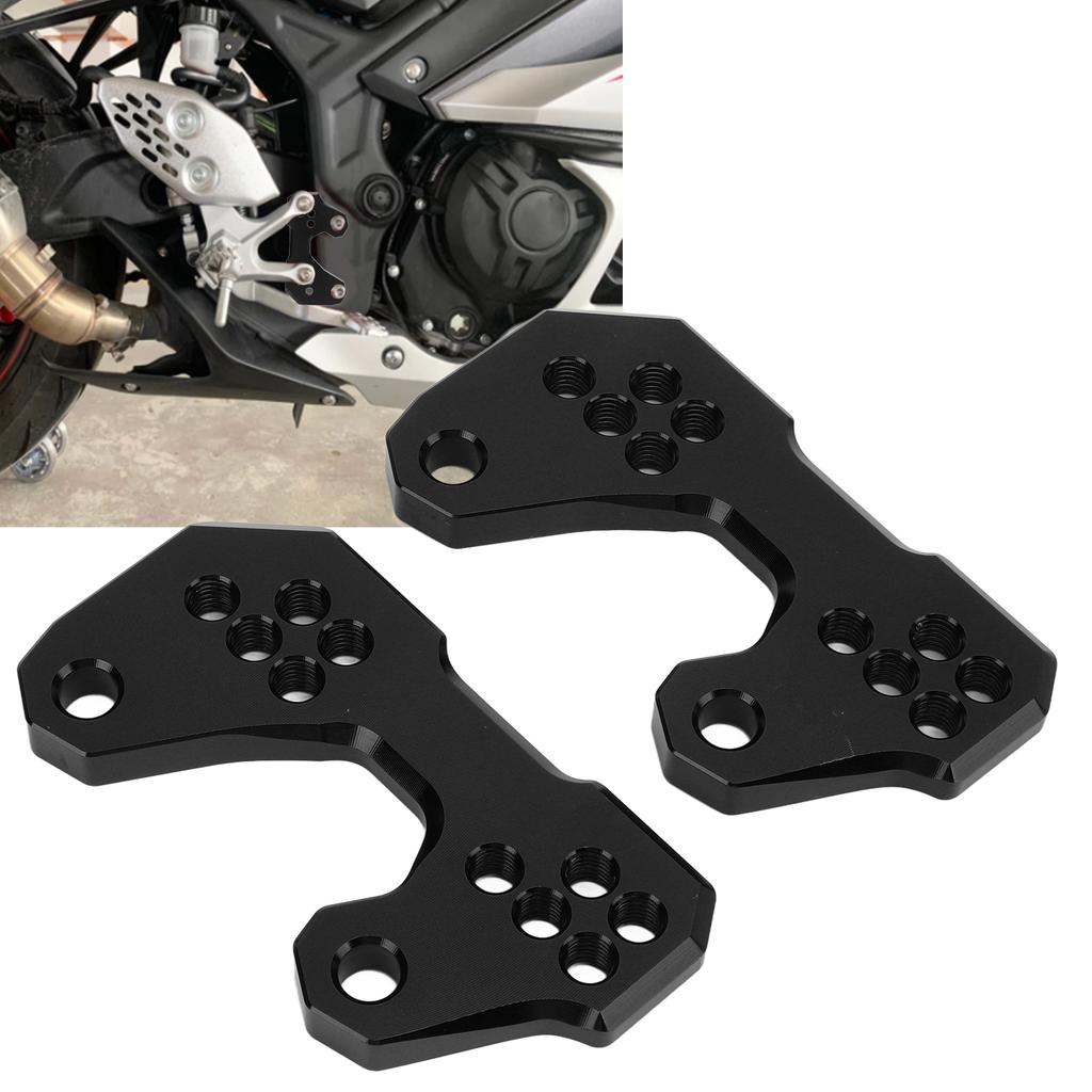 2pcs Passenger Footpad Back   Bracket CNC Aluminium Alloy Replacement for YZF R3 MT25 MT03