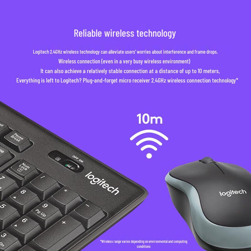 Logitech MK270 Wireless Keyboard and Mouse Combo