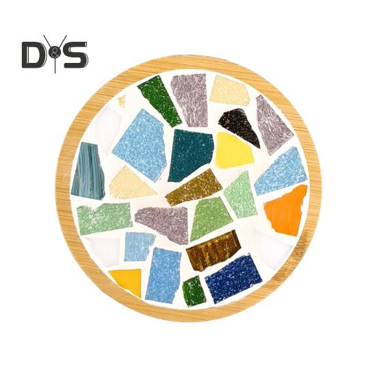 

Набор для изготовления подставок под стаканы из мозаики для взрослых, наборы для самостоятельной сборки стеклянной мозаичной плитки, керамические художественные материалы, упаковка для женщин, детей, пожилых людей, подарки ручной работы A