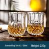 ZISIZ Handmade Crystal Whiskey Glass Set