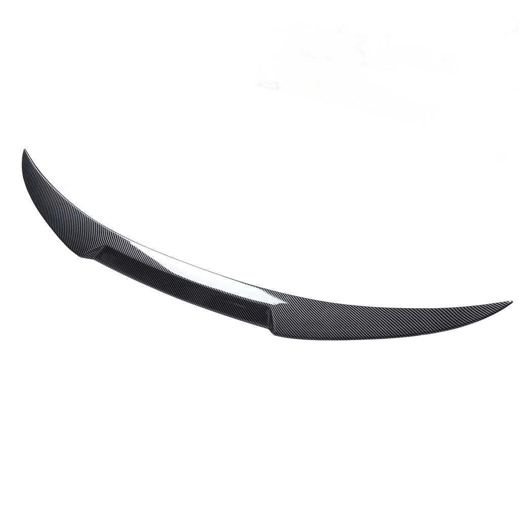Rear Trunk Spoiler Enhanced Aerodynamics M4 Style Carbon Fiber Look Trunk Lid Spoiler Wing for 3