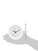 Remnos Alarm Clock Analog Riki Alarm Clock White WR09-14 WH Lemnos