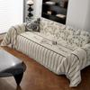 Winter Sofa Towel Half Velvet Pastoral Style Sofa Cover Cloth Anti-Scratching Cushion Four Seasons Universal Sofa Cover Cover