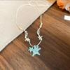 Bohemian Starfish Necklace Beach Surfer Trendy Beach Necklace  Photography Props