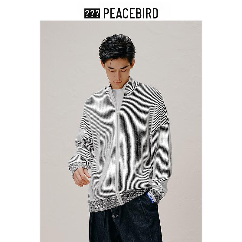 PEACEBIRD Herren Strickjacke Lässig Herbst
