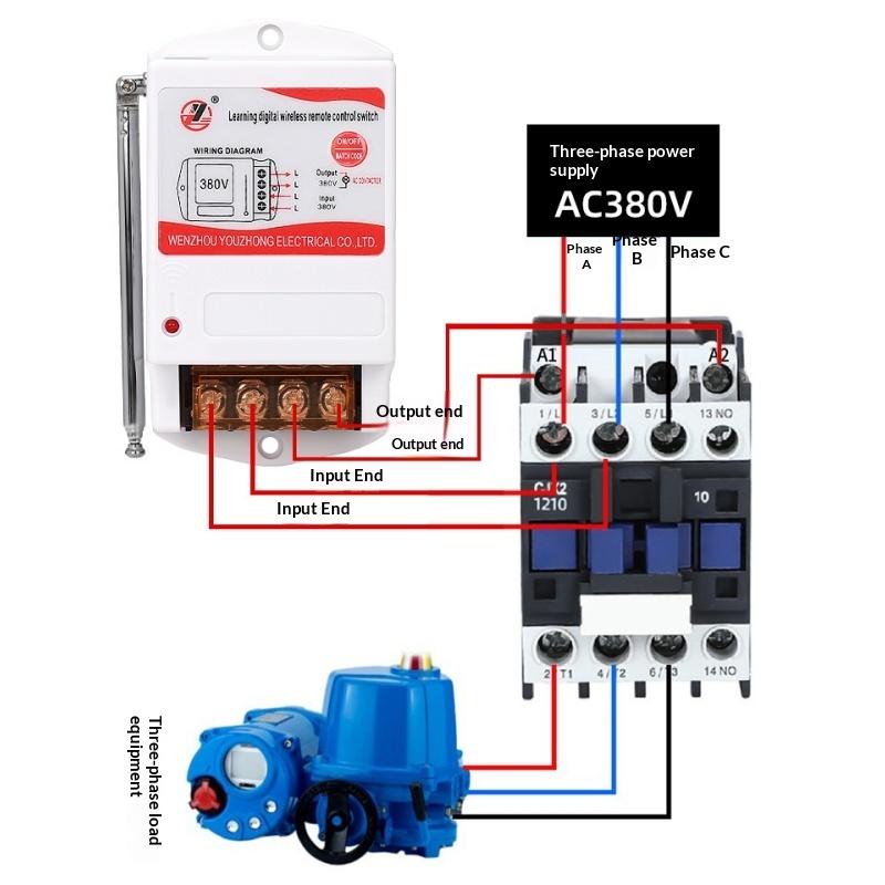 1 Set Wireless Remote for 220V Water Pump and Light Control Home Automation