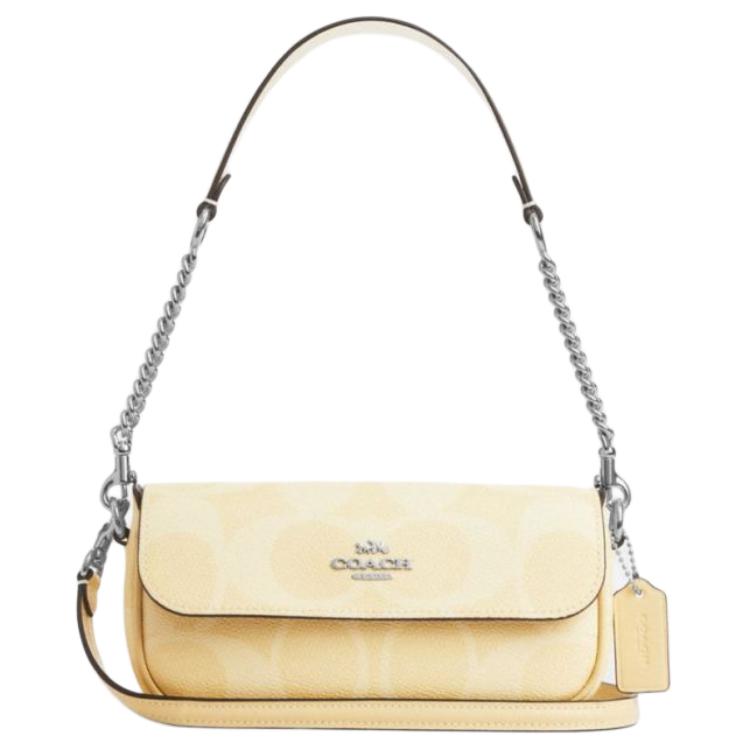 

Coach Hailey 20 Letter Logo Chain Shoulder Strap Crossbody Bag Small Women bags Hay-Yellow CAN70-SVMN0 Basic Set (Bag+Dust Bag)